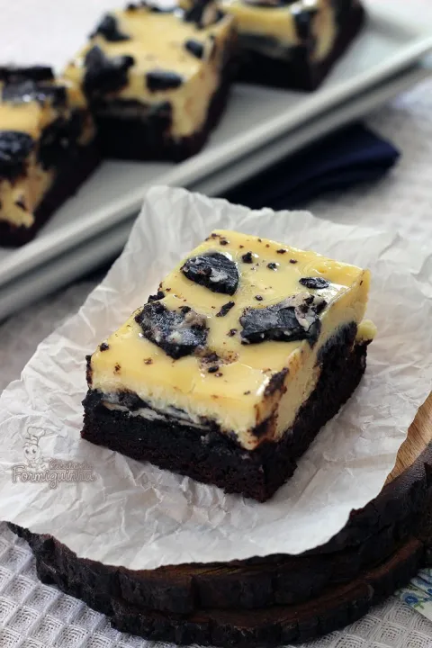 Brownie Cheesecake de Oreo